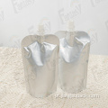 Saco de bocal de sucção de folha de alumínio para bebidas